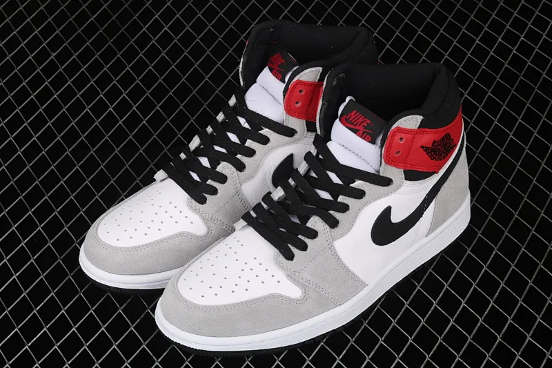 All categories Air Jordan Jordan series basketball shoes Air Jordan 1 High X version Air Jordan 1 Light Smoke Gray AJ1 Joe 1 light smoke gray 555088-126